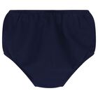 فستان بيبي بنات بطبعة باللون الكحلي, 1, hi-res