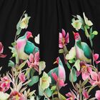 فستان بنات بطبعة باللون الأسود, 1, hi-res