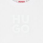 Boys White Cotton Logo T-Shirt, 1, hi-res