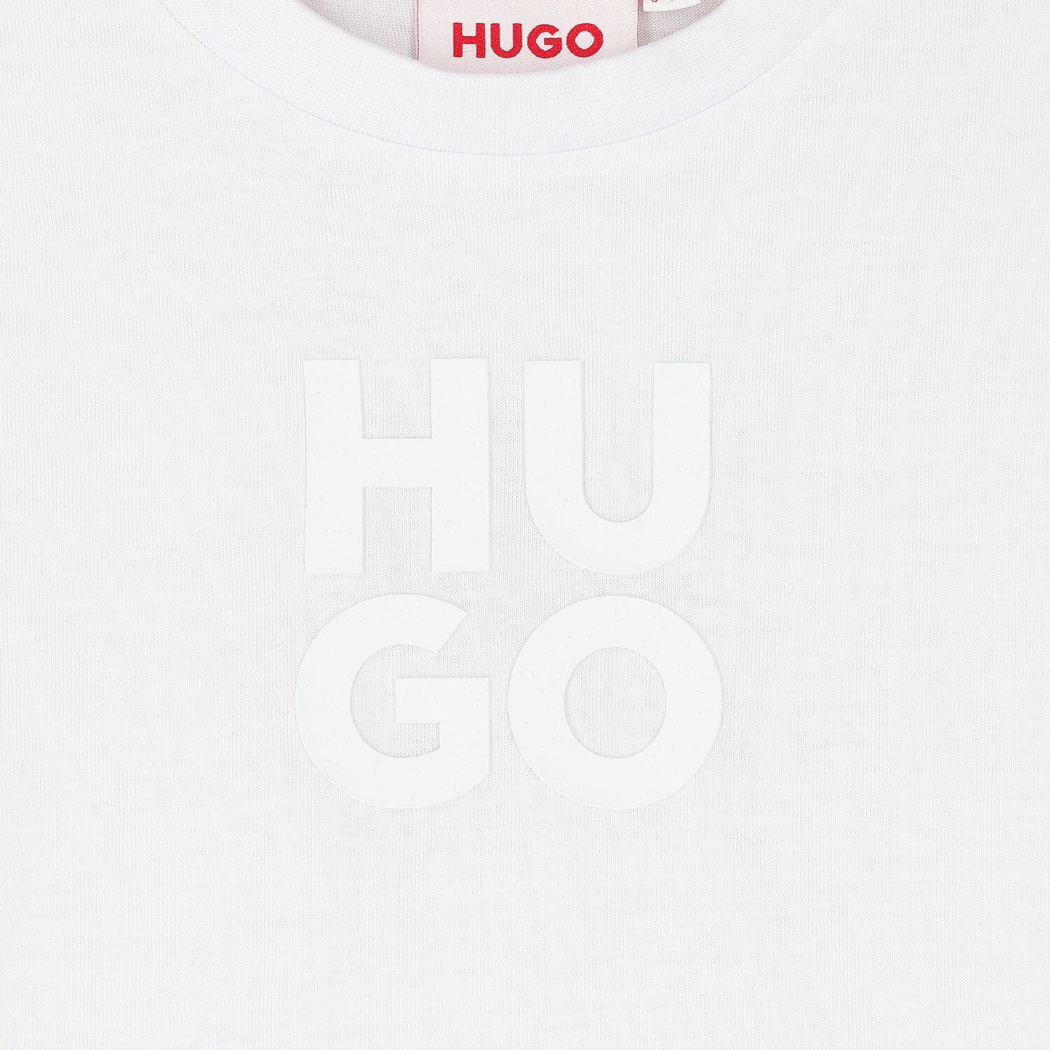 Boys White Cotton Logo T-Shirt, 1, hi-res