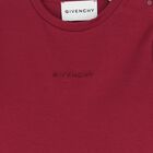 Younger Girls Red Pleated Logo Dress, 1, hi-res