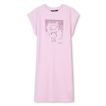 Girls Pink Ikonik Dress