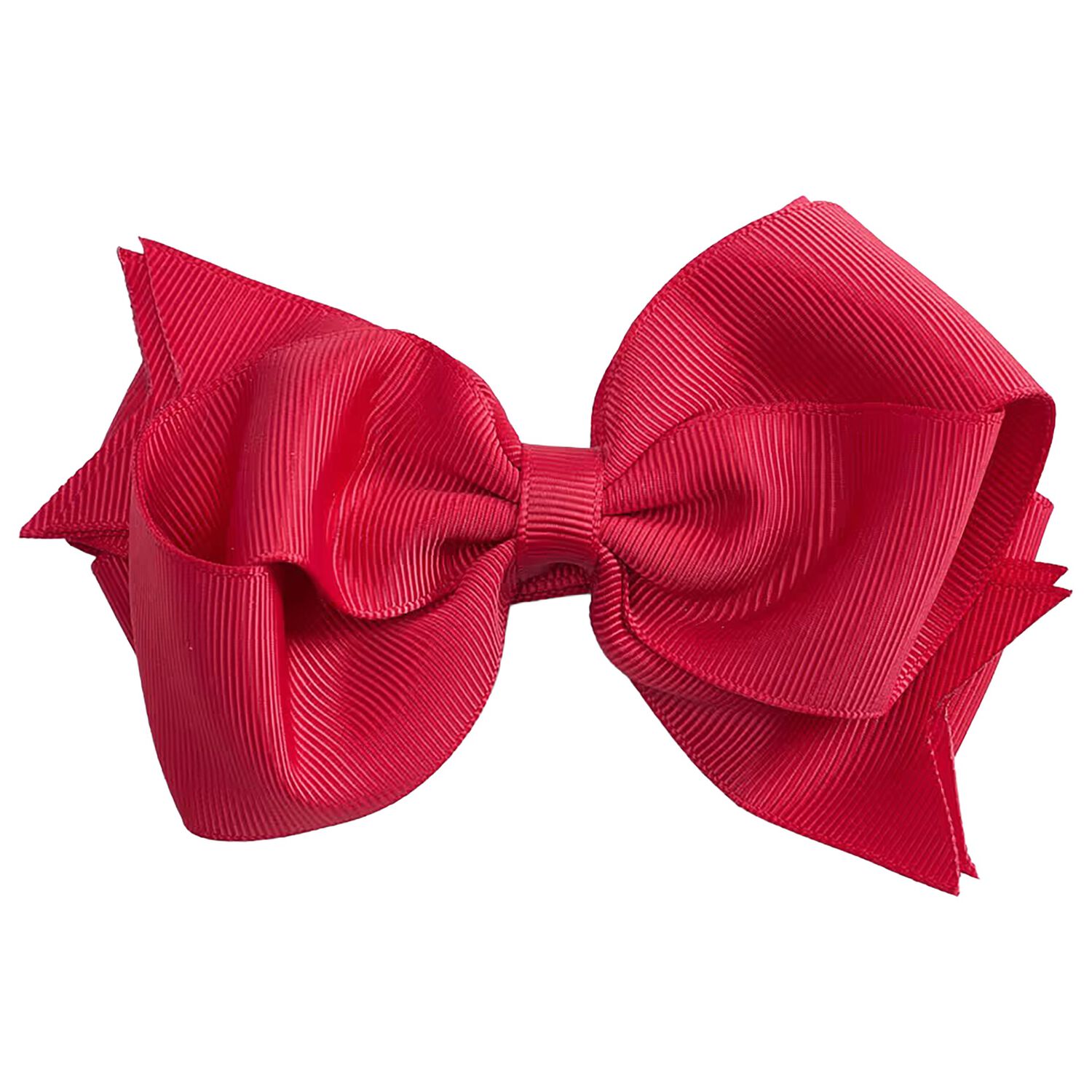 Girls Red Bow Hairclip, 2, hi-res