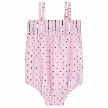 Baby Girls Pink Romper