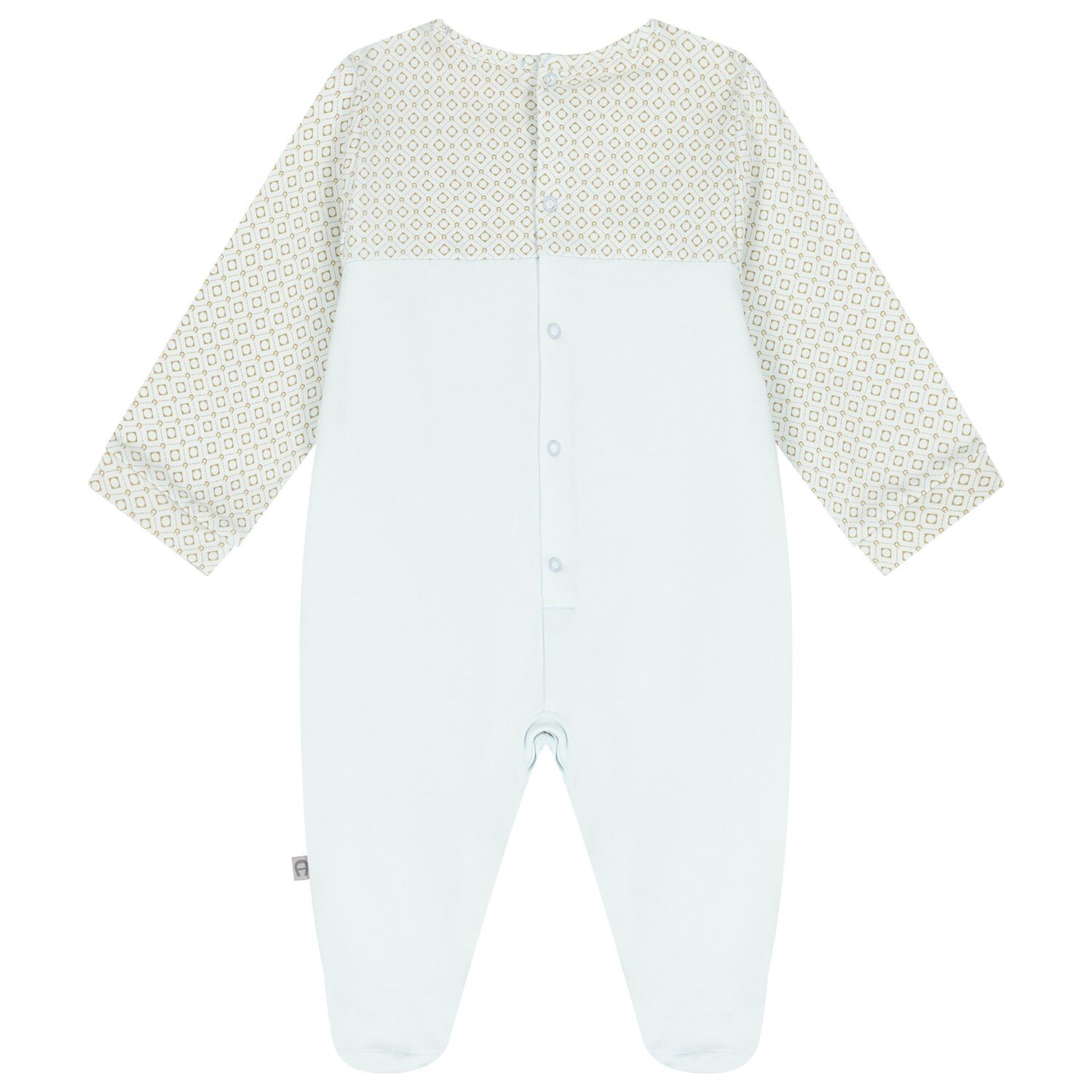 Baby Boys Blue Logo Babygrow Set, 1, hi-res image number null