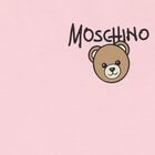 Girls Pink Teddy Bear Logo T-Shirt, 3, hi-res