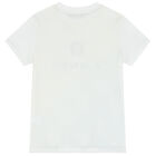 Boys White Logo T-Shirt, 1, hi-res