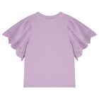 Girls Purple Logo T-Shirt, 2, hi-res