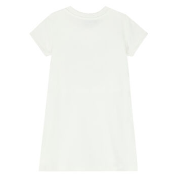 Girls Ivory Tiger Dress