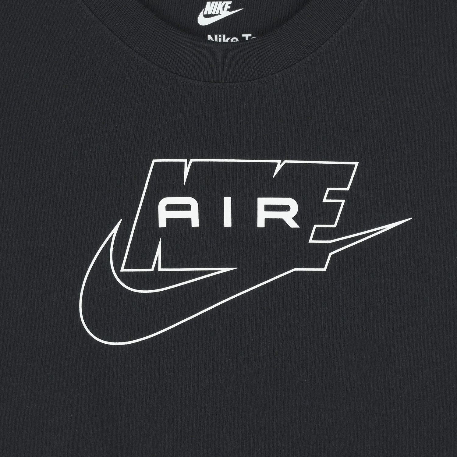 Boys Black Logo T-Shirt, 1, hi-res