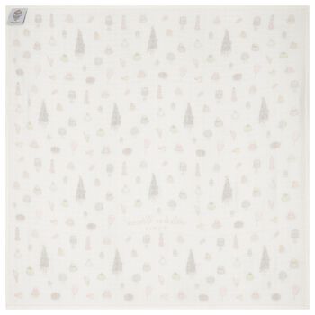 Baby Girls Ivory Sweetie Pie Swaddle Blanket