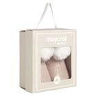 حذاء وردي من الفرو الصناعي للفتيات الصغيرات قبل المشي, 1, hi-res