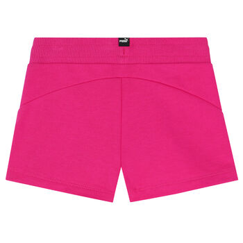 Girls Pink Logo Shorts