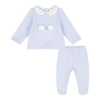Baby Boys Blue Trousers Set