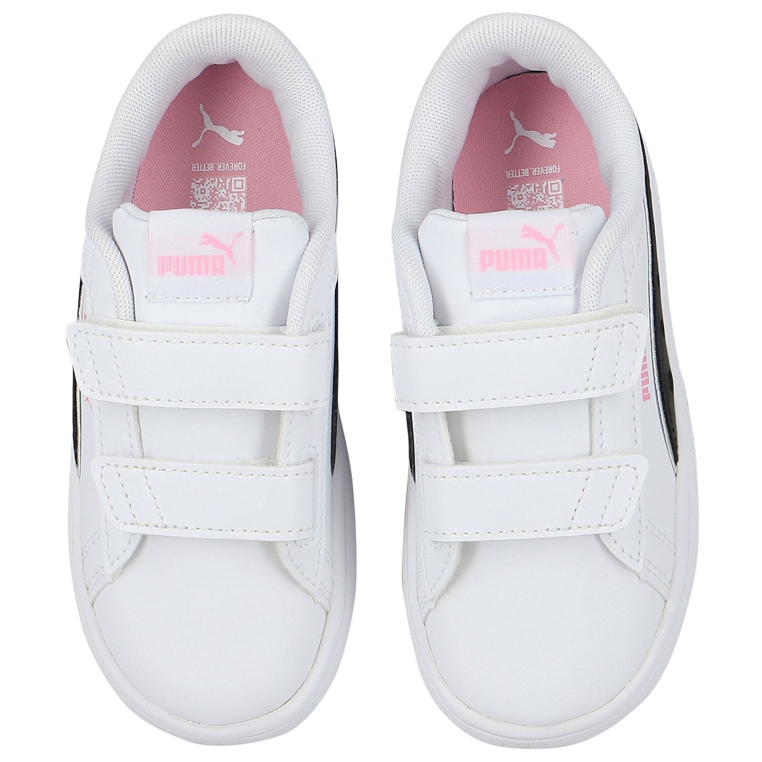 Girls White Smash 3.0 Trainers, 1, hi-res image number null