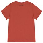 Boys Orange Logo T-Shirt, 2, hi-res