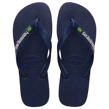 Havaianas Navy Logo Flip Flops, 3 Navy Logo Flip Flops