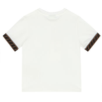 Baby Boys White Logo T-Shirt
