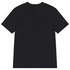 Boys Black Logo T-Shirt , 1, hi-res