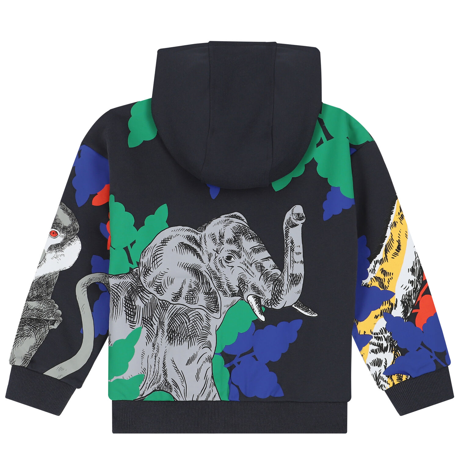 توب بسحاب بالشعار باللون الرمادي للأولاد, 1, hi-res