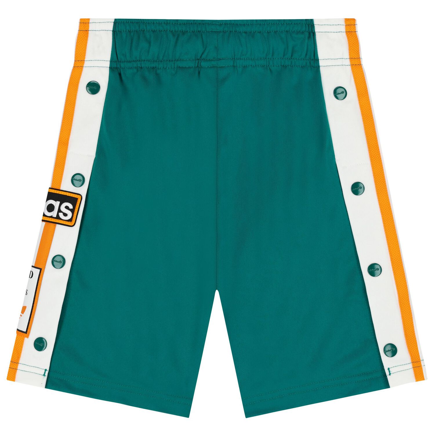 Boys White & Green Logo Shorts Set, 1, hi-res image number null