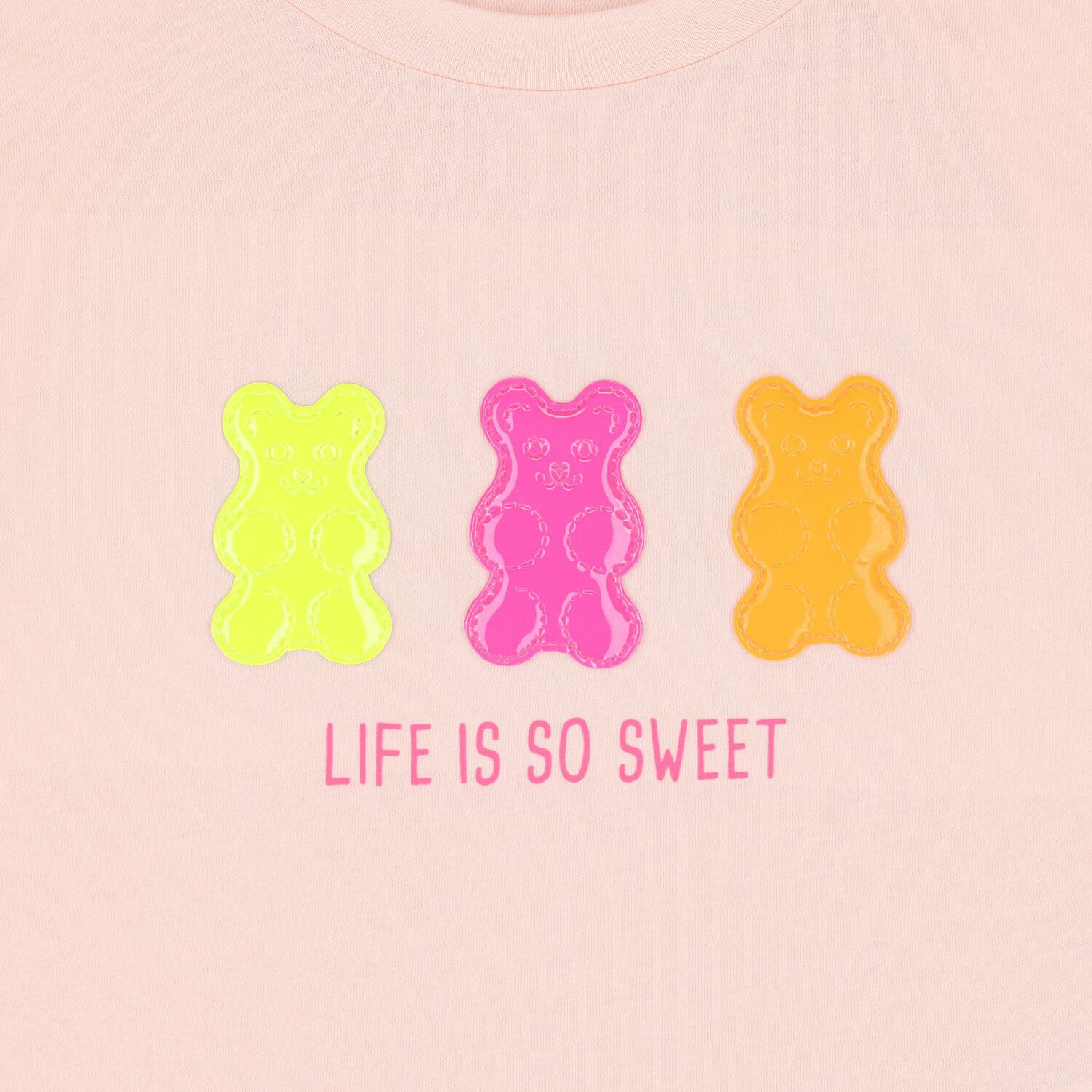 Girls Pink Gummy Bear T-Shirt, 1, hi-res image number null