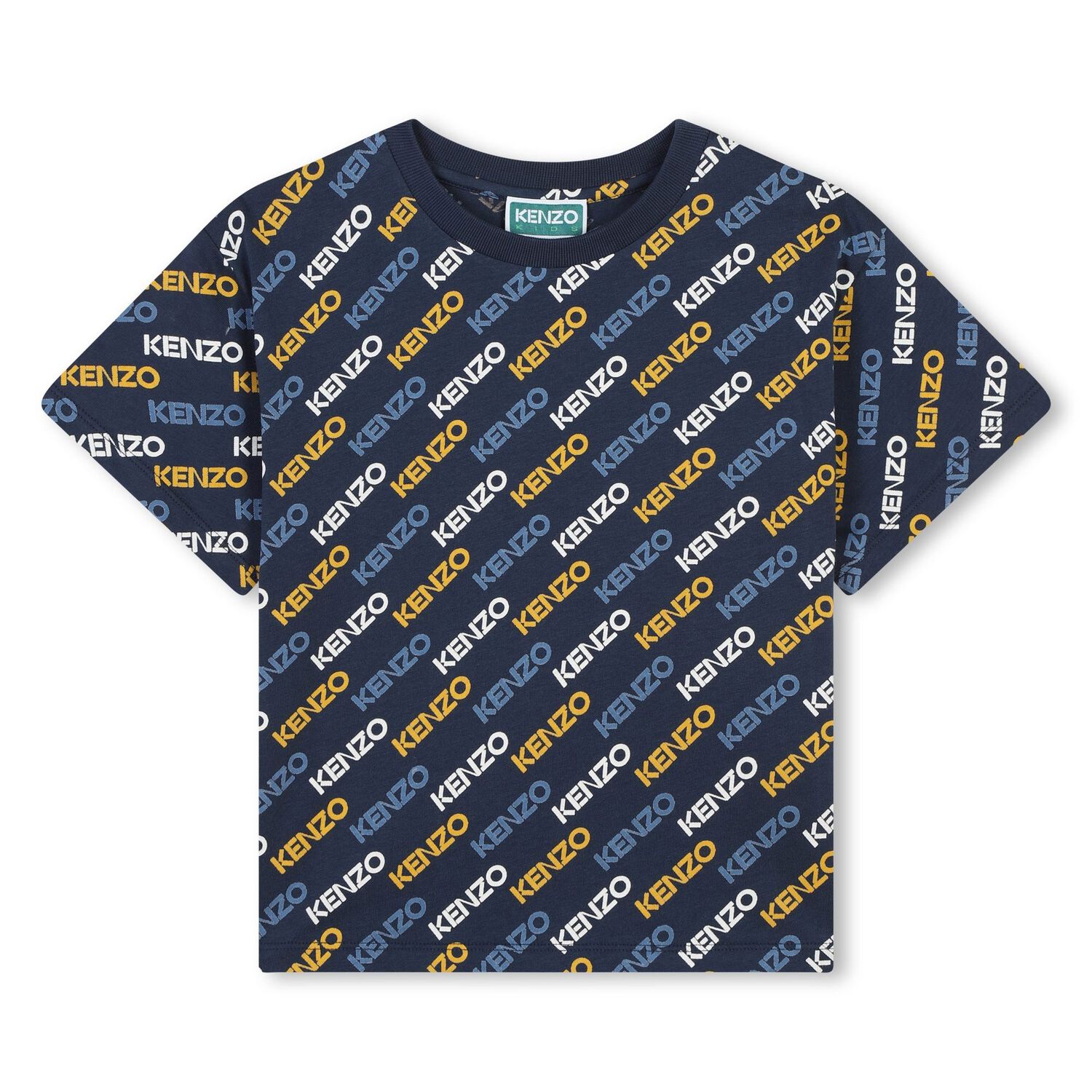 Boys Navy Blue Logo T-Shirt, 1, hi-res image number null