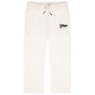 Boys Ivory Logo Joggers, 2, hi-res