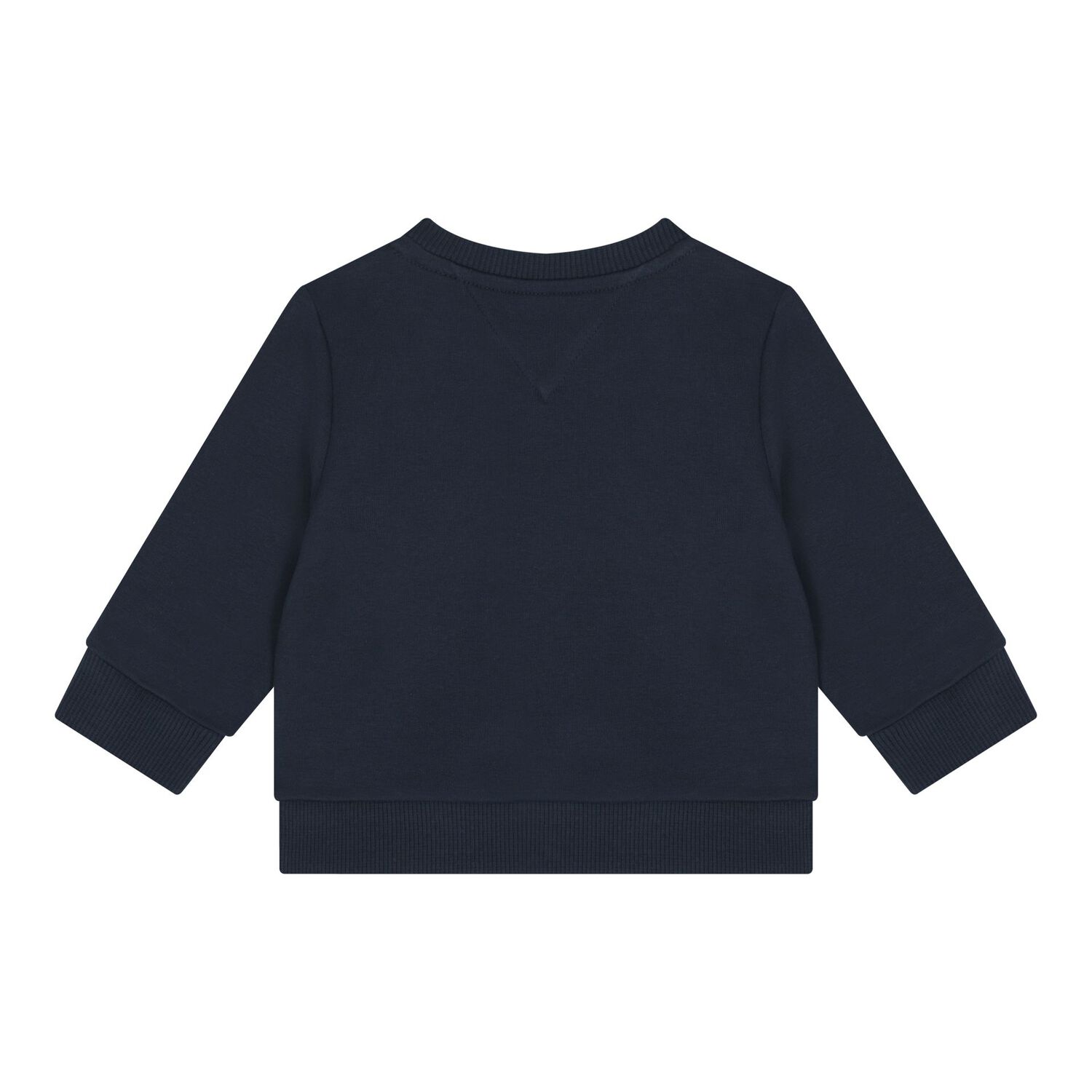 Baby Boys Navy Blue Logo Sweatshirt, 1, hi-res