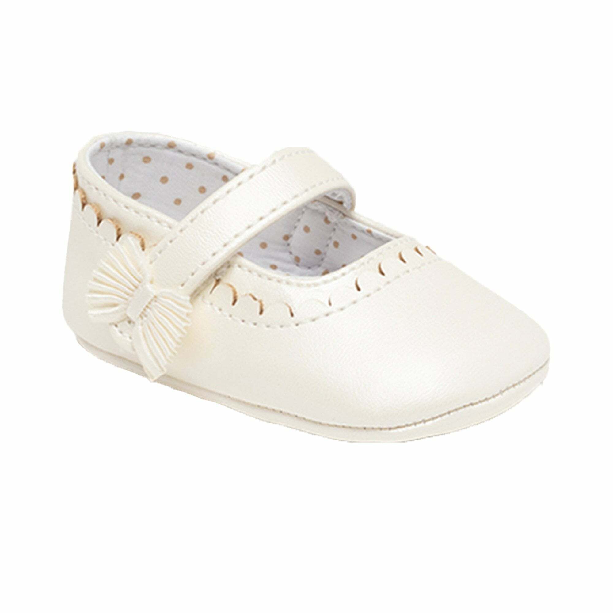 Mayoral Baby Girls Ivory Pre Walker Mary Jane Shoes Junior Couture