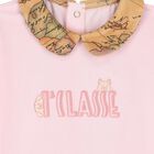 Baby Girls Pink & Beige Geo Map Babygrow Gift Set, 2, hi-res