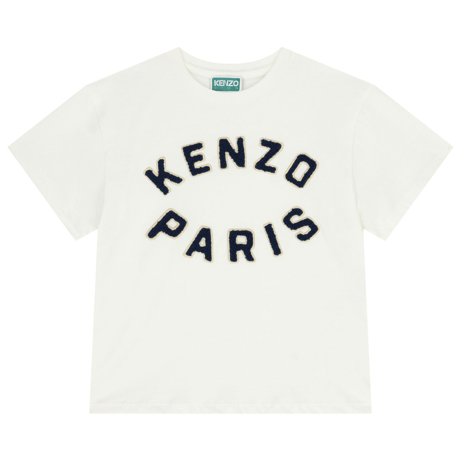 تيشيرت بالشعار باللون العاجي, 1, hi-res