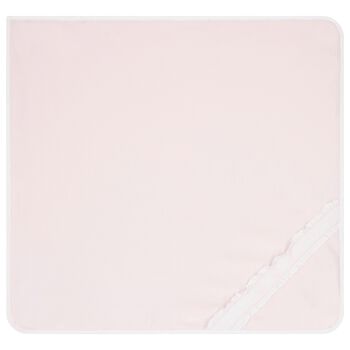 Baby Girls Pink & White Dots Blanket