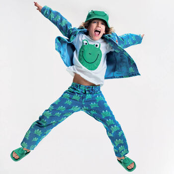 Boys Ivory Logo Frog T-Shirt