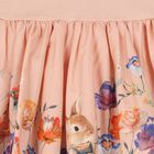 Younger Girls Pink Floral Print Dress, 1, hi-res