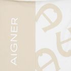 مدس  بالشعار باللون الأبيض البيج, 1, hi-res