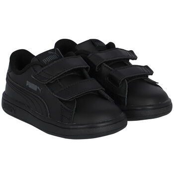 Black Logo Trainers
