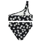 Girls Black Flower Bikini, 1, hi-res