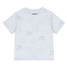 Younger Boys Blue Tiger Logo Joggers Set, 1, hi-res