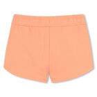 Girls Mini Me Orange Logo Shorts, 2, hi-res