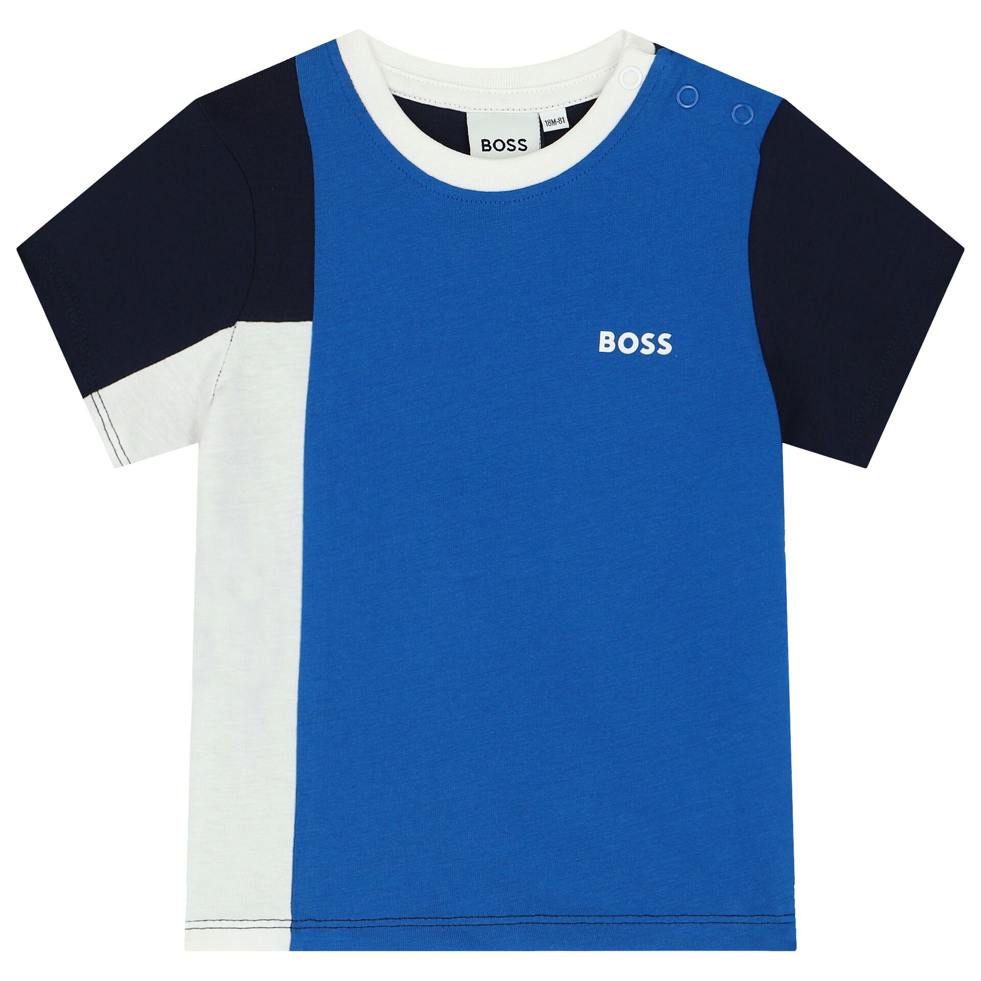 BOSS Younger Boys Blue Logo T Shirt Junior Couture Bahrain