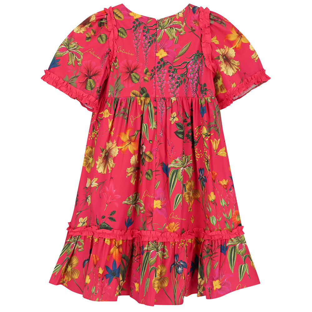 Robe Rose Fluo Junior Taille 16 - Coupe Cintrée évasée (Fit & Flare)