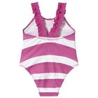 بدله سباحه للبنات بطبعه الزهور باللون الوردى, 1, hi-res