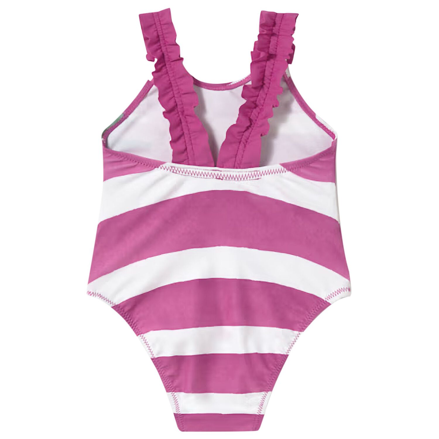 بدله سباحه للبنات بطبعه الزهور باللون الوردى, 1, hi-res image number null