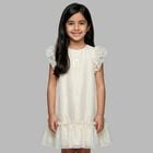 Girls Gold Logo Dress, 1, hi-res