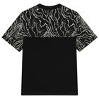 Boys Black Logo T-Shirt, 2, hi-res