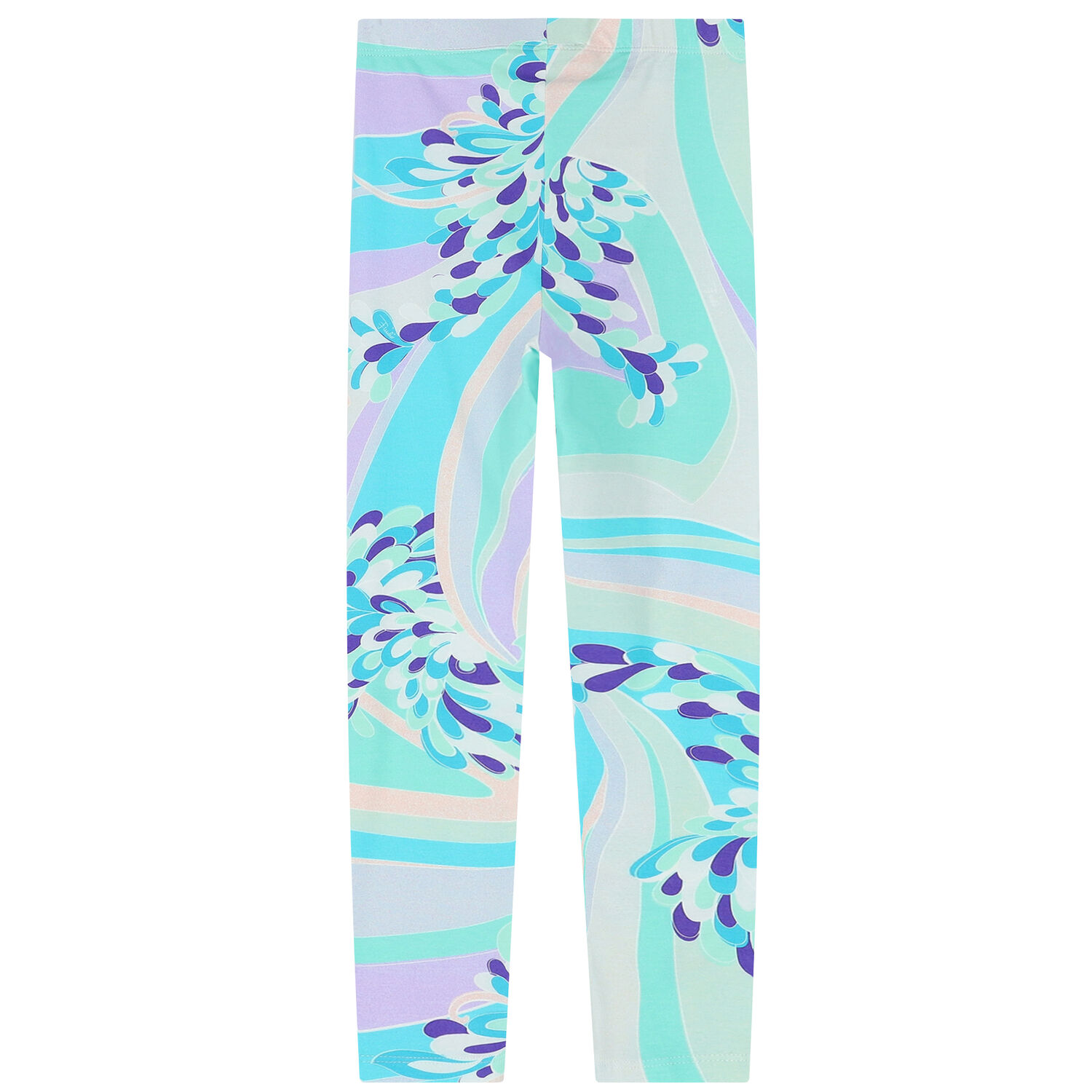 Girls Multi-Colored Printed Leggings, 1, hi-res