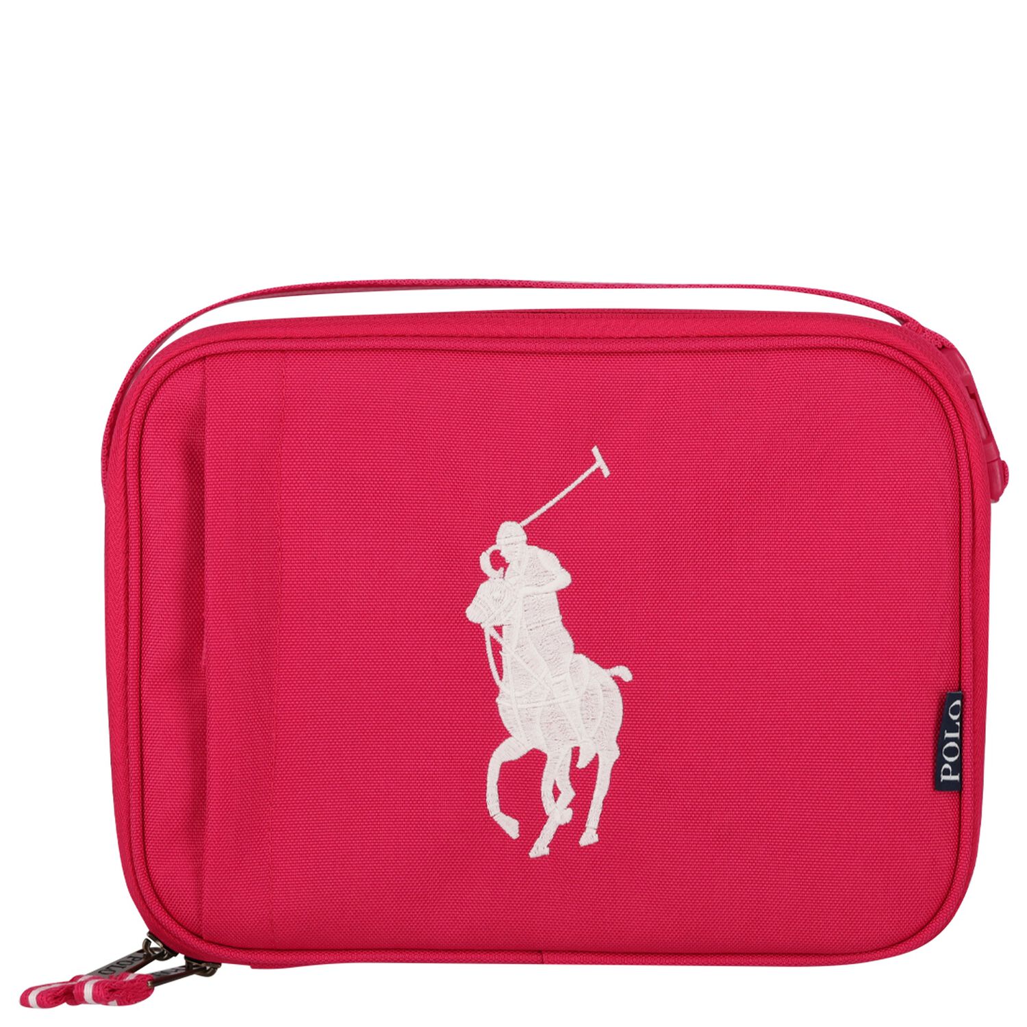 Girls Pink Logo Lunch Box ( 23cm ), 3, hi-res