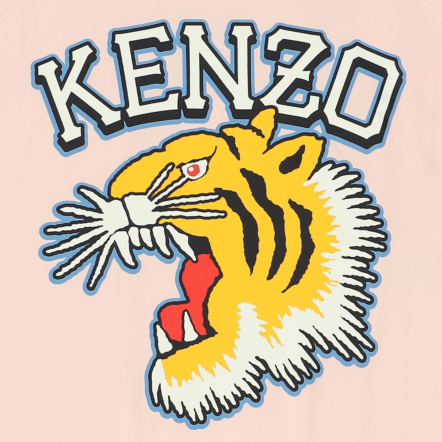 Girls Pink Varsity Tiger Swimsuit, 1, hi-res image number null