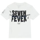 Boys White Logo T-Shirt, 2, hi-res